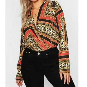 BNWT Boohoo Size 20 Wrap Bodysuit